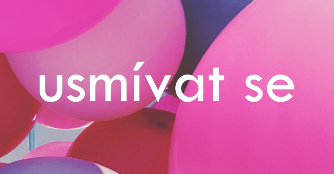 Všechny úsměvy pink modern-bold