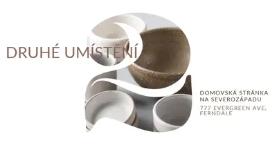 Druhé umístění je otevřené white modern-simple