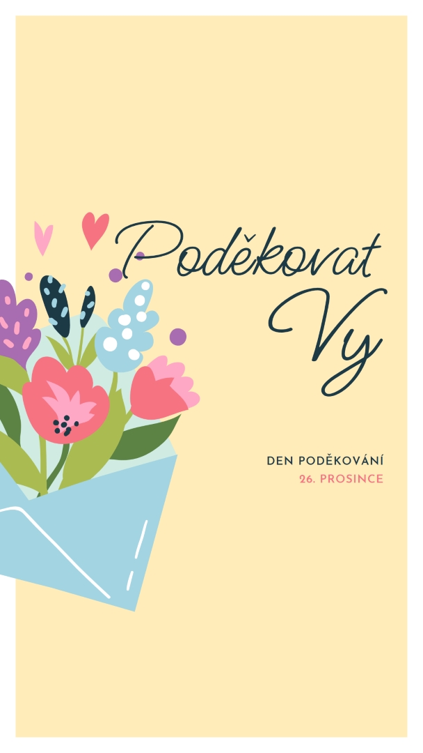 Není potřeba žádné razítko. yellow whimsical-color-block