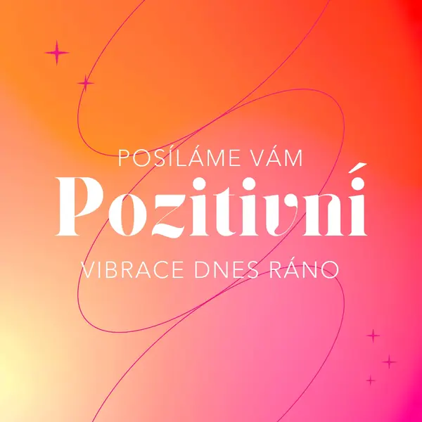 Přání pozititivity pink modern,line,gradient,simple,typographic