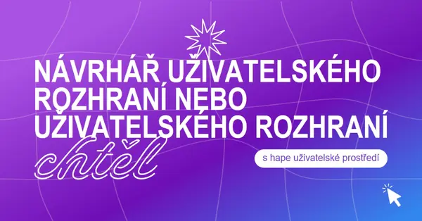 Hledá se návrhář uživatelského rozhraní nebo uživatelského prostředí. purple bold,playful,digital,grid,neon,gradient