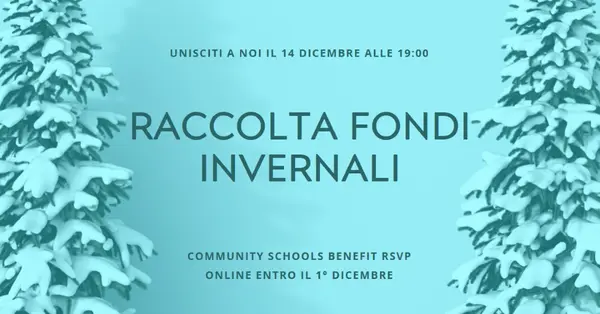 Paese delle meraviglie invernale blue modern-simple