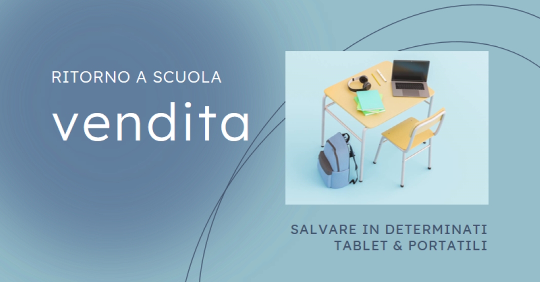 Torna alla vendita scolastica blue modern-simple