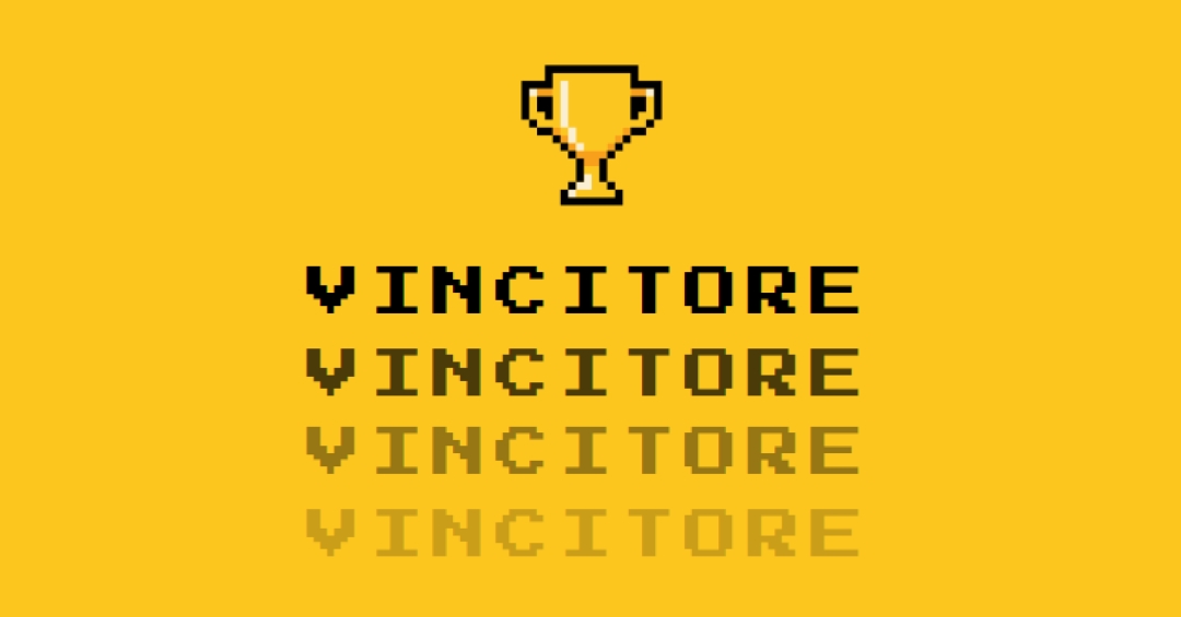 Vita dei trofei yellow vintage-retro