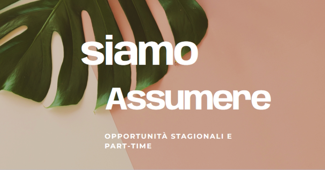 Assumiamo lavoratori stagionali pink modern-simple