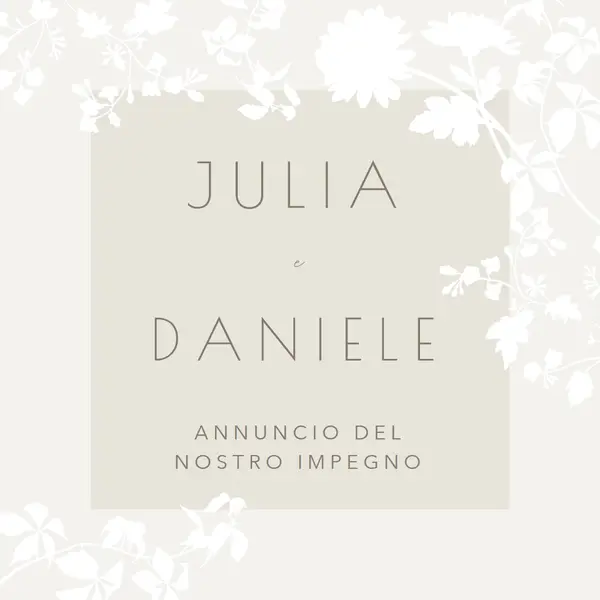 Giardino dell'amore gray vintage-botanical
