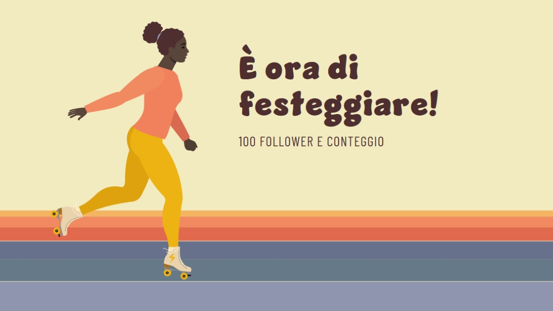 Continua a girare orange vintage-retro