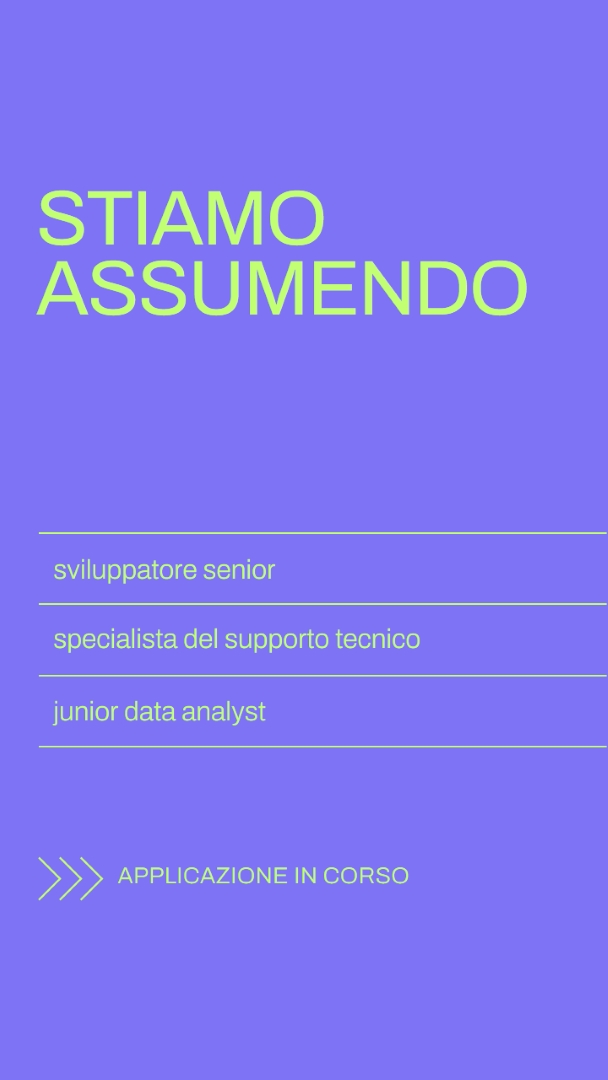 Ora che si prendono le applicazioni purple bold,bright,neon,minimal,modern,simple