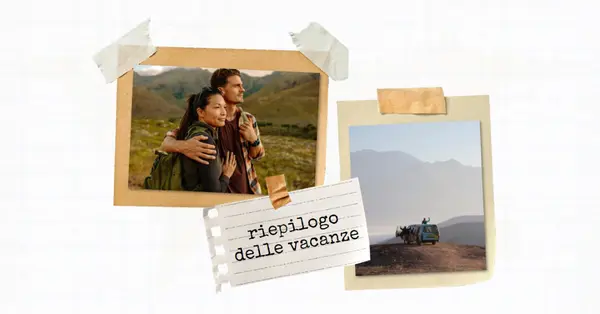 Riepilogo della nostra vacanza white photographic,scrapbook,collage,simple,retro,travel