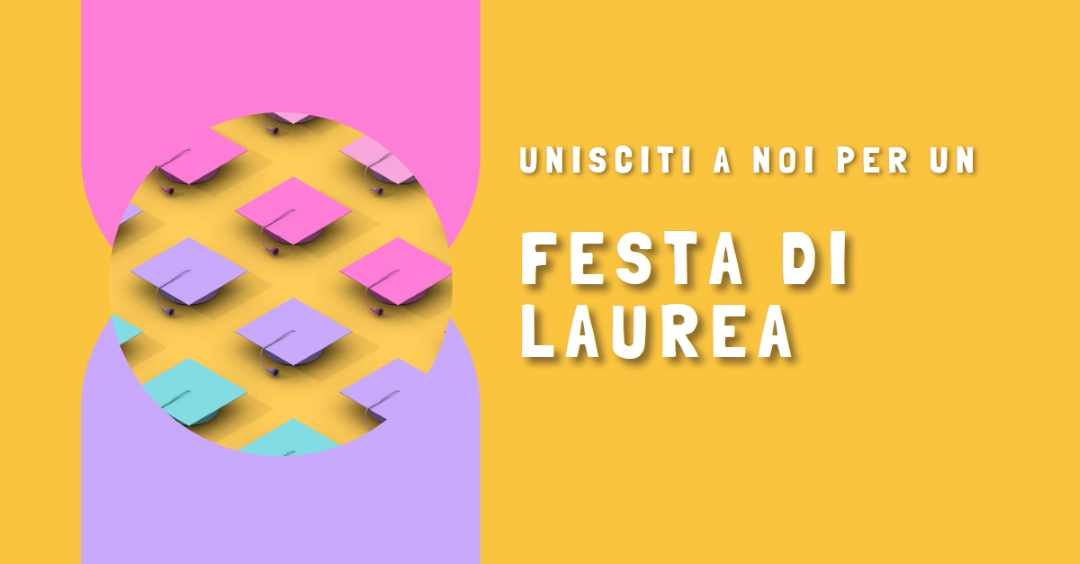 Partecipa alla festa di laurea yellow whimsical-color-block
