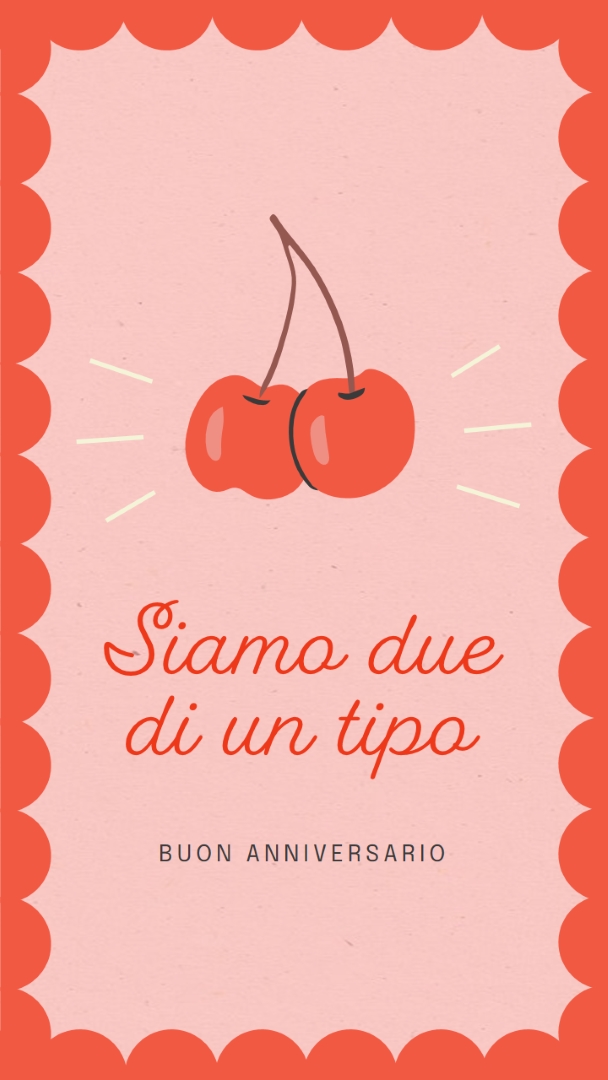 Siamo due di un tipo red illustration,retro,playful