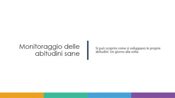 Registro delle abitudini sane modern simple
