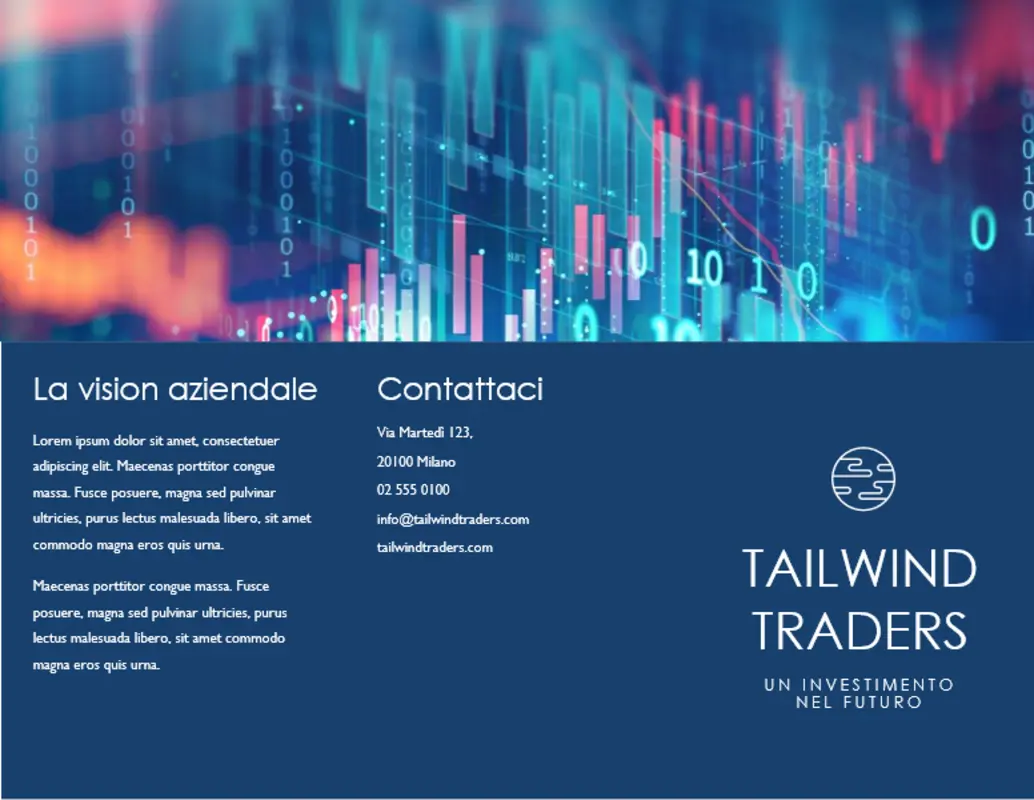 Brochure tecnica blue modern-simple