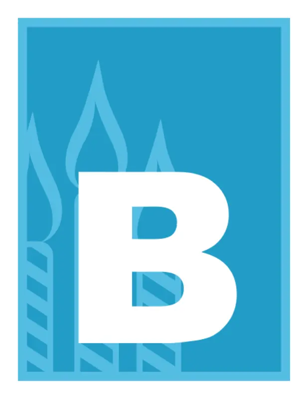 Striscione di buon compleanno blue modern-bold