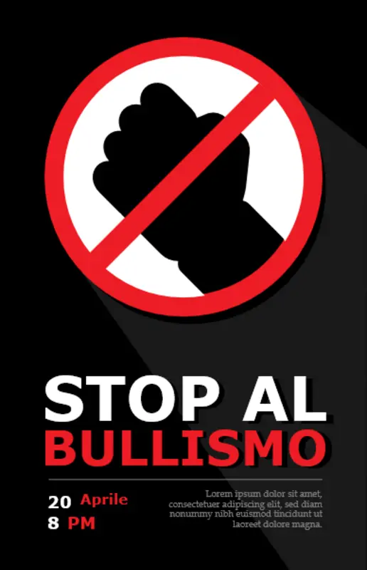Poster di supporto black modern-bold