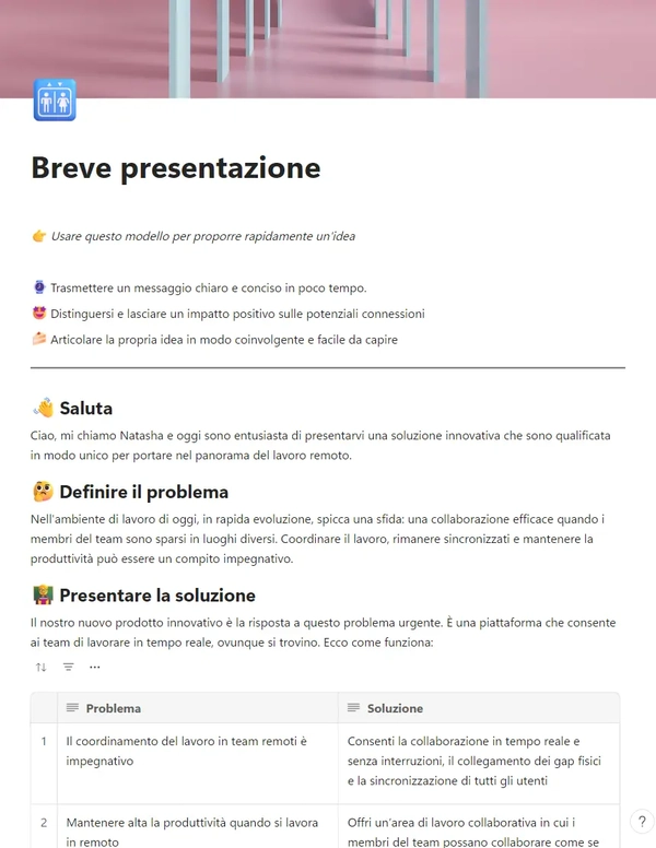 Breve presentazione