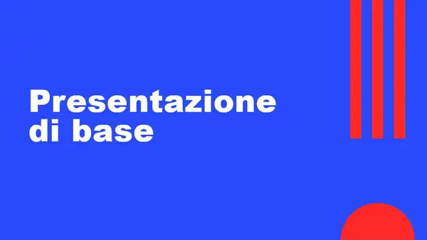 Presentazione corso di formazione blue modern color block