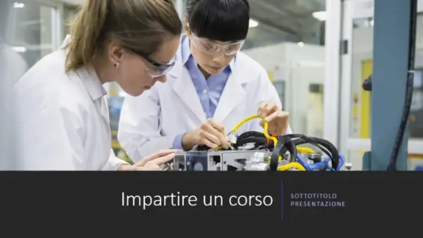 Presentazione classica per corso aziendale purple modern simple
