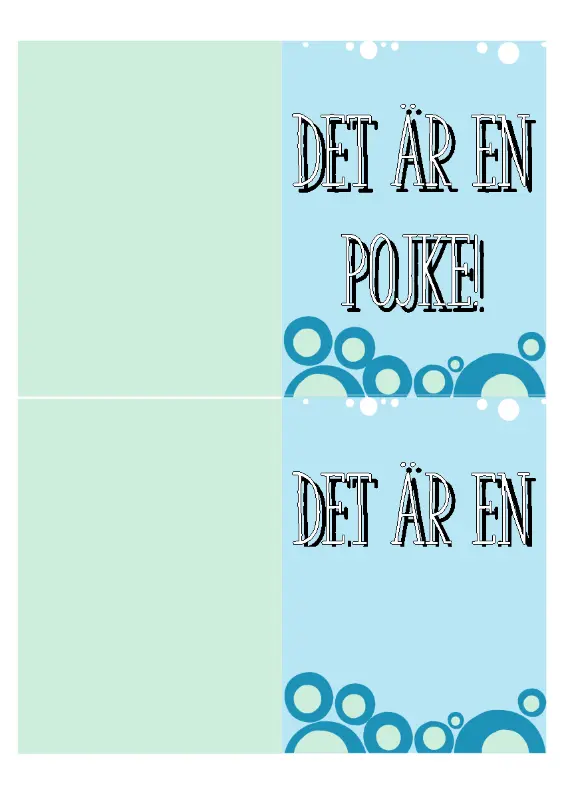 Inbjudan till barnets hemkomst – pojke blue whimsical-color-block