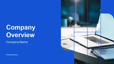 Simple company overview presentation modern corporate simple